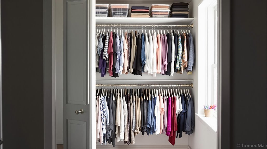 maximize closet storage vertically